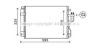AVA QUALITY COOLING KA5151D Condenser, air conditioning